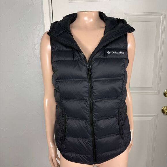 Columbia Explorer Falls 700 down Jacket Womens S Coat Puffer Hooded Puffer H3-10 - Picture 1 of 6